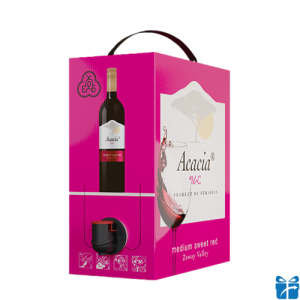 acacia medium sweet red wine gift